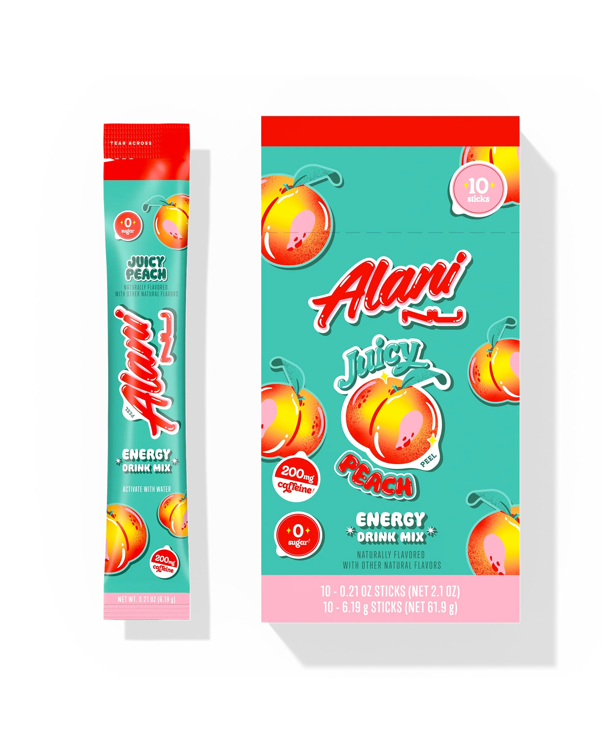 energy sticks - juicy peach